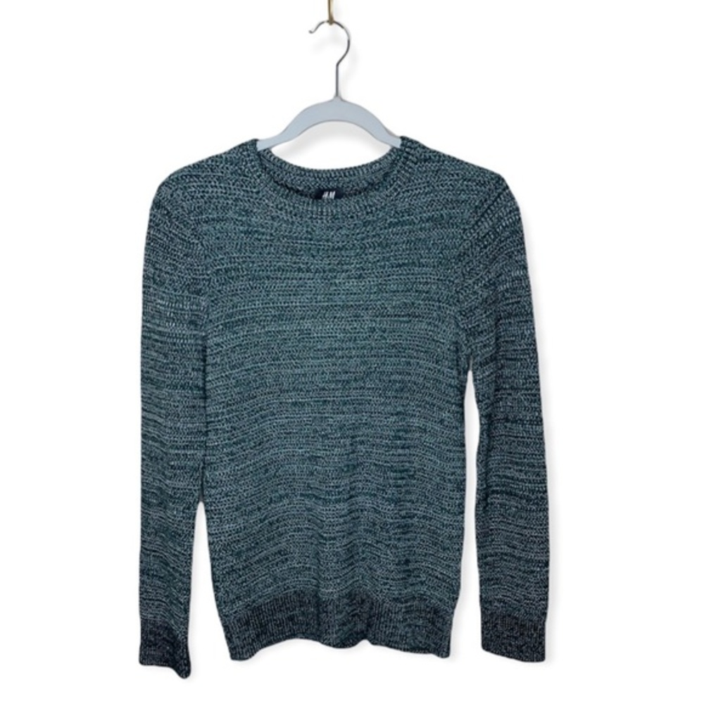 H&M tight knit crew neck sweater